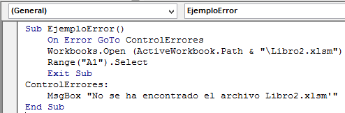 Vbscript on error resume 0